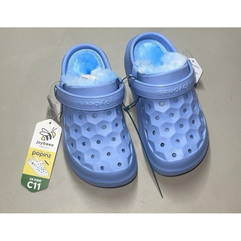 Joybees Clogs Size C11 Kids Outdoor Varsity Lined 0218